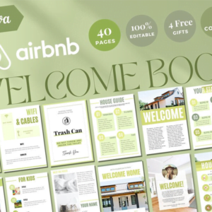 airbnb welcome book template